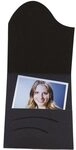 1x100 Daiber Passbildmappen Wave schwarz Leinenkarton 16020