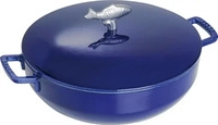 Staub La Cocotte 28cm rund Bouillabaisse Topf dunkelblau 1004332
