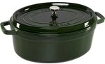 Staub La Cocotte 33cm oval, Basilikum-gr&uuml;n, Gusseisen 1004165