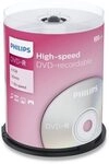 1x100 Philips DVD-R 4,7GB 16x SP DM4S6B00F/00
