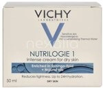 Vichy Nutrilogie 1 Intense Cream Dry Skin Hydration 24hr 50 ml G0037225490