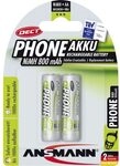1x2 Ansmann maxE NiMH Akku Mignon AA 800 mAh DECT PHONE 5030902
