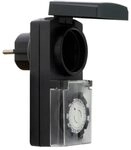 REV Zeitschaltuhr mechanisch Outdoor, schwarz 0025700409