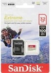SanDisk microSDHC Action SC 32GB Extr.100MB A1 SDSQXAF-032G-GN6AA