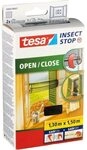 Tesa Fliegengitter open/close 1,3x1,5m schwarz Klettband 55033-00021-03