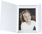 1x25 Daiber Portraitmappen Sprint-Line 20x30cm wei&szlig; 09034