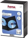 1x10 Hama DVD-Doppel-Leerh&uuml;lle Slim 75% Platzsparnis 51184