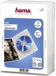 1x10 Hama DVD-Leerh&uuml;lle Slim Transparent 50% Platzersp. 83890