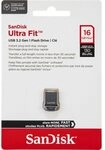SanDisk Cruzer Ultra Fit 16GB USB 3.2 SDCZ430-016G-G46