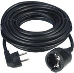 REV Schutzkontakt Verl&auml;ngerung 3,0 m schwarz 0016030549
