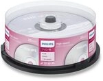 1x25 Philips DVD-R 4,7GB 16x SP DM4S6B25F/00