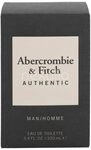 Abercrombie & Fitch Authentic Men Edt Spray Man / Homme 100 ml G0025297898