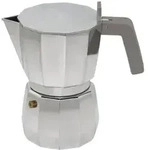 Alessi Mokka Espressomaschine DC06/6 silber