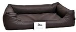 Lebon Hundebett Paula PLUS - Dunkelbraun - 80 x 60 cm