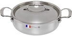 De Buyer Affinity Bratentopf niederer mit Deckel 24 cm 3741.24