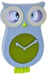 TFA 60.3052.06 blau/gr&uuml;n Lucy Kinder-Pendeluhr Eule