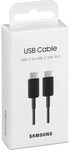 Samsung USB Type-C zu USB Type-C Kabel EP-DN975 Schwarz EP-DN975BBEGWW