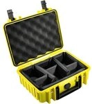 B&W International B&W Outdoor Case Type 1000 gelb mit Facheinteilung 1000/Y/RPD