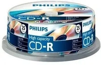 1x25 Philips CD-R 90Min 800MB 40x SP CR8D8NB25/00