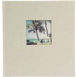 Goldbuch Bella Vista sandgrau 30x31 100 wei&szlig;e Seiten 31723