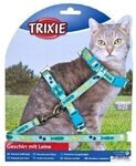 Trixie Katzen-Garnitur mit Leine - mit Motivband
