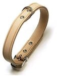 Karlie RONDO Halsband genietet - Natur - 20 mm, 57 cm