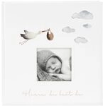 Goldbuch Hurra-Du bist da! 30x31 60 wei&szlig;e Seiten Babyalbum 15474 15 474