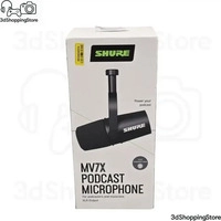 Shure MV7X, Shure MV7X Dynamisches Podcast Mikrofon XLR Schwarz