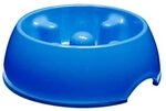 DOGIT Go-Slow Anti-Schling-Napf Blau 1200 ml