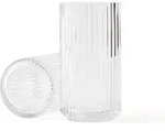 Lyngby Vase 20 cm clear aus Glas
