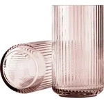 Lyngby Vase 25 cm burgundy aus Glas