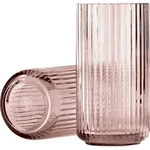 Lyngby Vase 20 cm burgundy aus Glas
