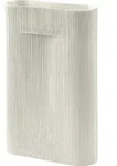 Ridge Vase 48,5 cm wei&szlig;