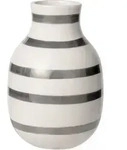 Omaggio Vase 12,5 cm silberfarben