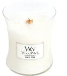 Core WoodWick White Teak Kerze mittel