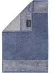 Two-Tone Handtuch 30 x 50 cm dunkelblau