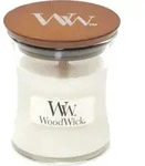 Core WoodWick White Teak Kerze klein