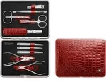Classic Inox Manik&uuml;re-Zubeh&ouml;r rot im Etui 10 El.