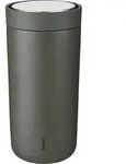 To-Go Click Thermobecher 400 ml dunkelgr&uuml;n aus doppelschichtigem Stahl