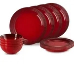 Le Creuset Essgeschirr kirschrot 12 El.