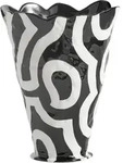 Jessica Hans Shadow Vase schwarz-wei&szlig;