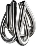 Triu Vase 22 cm silberfarben