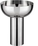 Miyabi Vase L polierter Stahl