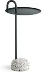 Bowler Beistelltisch 36 cm gr&uuml;n mit Granitbasis