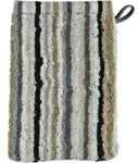 Stripes Badehandschuh 16 x 22 cm erdfarben