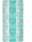 Cashmere Handtuch 50 x 100 cm Jacquard mintgr&uuml;n
