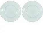 Rain Steingut Teller 27 cm hellblau aus Glas 2 St.