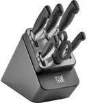Four Star 2.0 Messerblock selbstsch&auml;rfend, mit 5 Messern und Schere, 7-teilig
