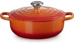 Saute Schmortopf 24 cm, feuriges Orange