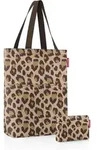 Reisenthel Tasche mit Beutel, braunes Leopardenmuster, 2-tlg.